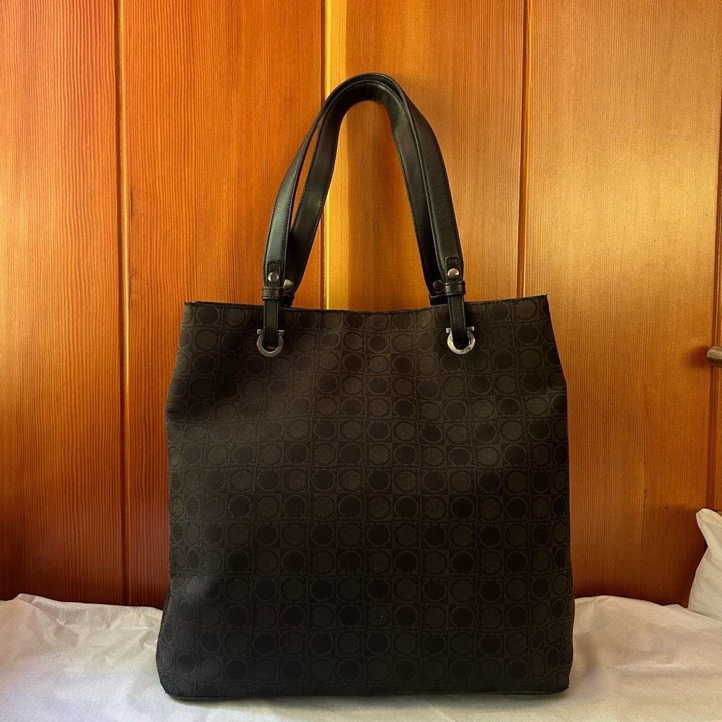 Salvatore Ferragamo Tote Bag Black